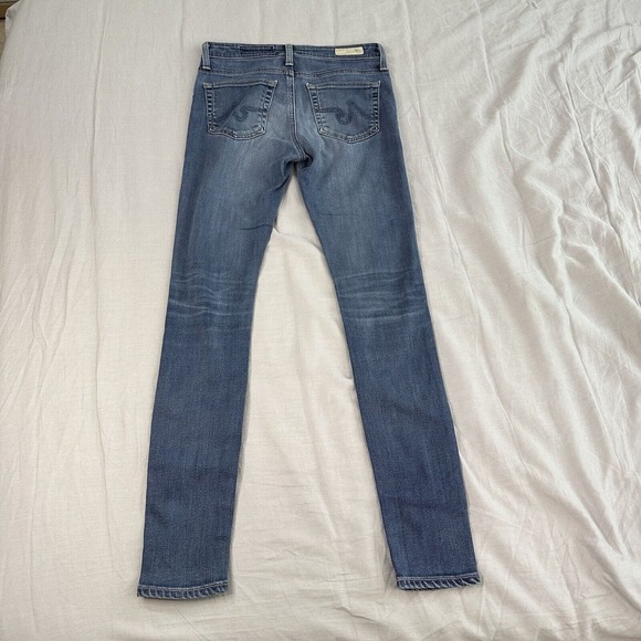 AG Adriano Goldschmied Jeans Women 25R Blue The Farrah Skinny High Rise Skinny - Picture 2 of 9